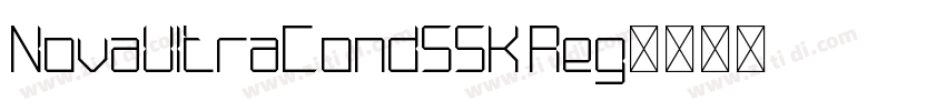 NovaUltraCondSSK Reg字体转换 NovaUltraCondSSK Reg字体转换
